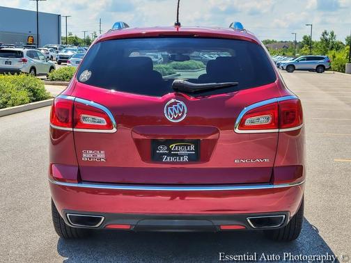 Red 2013 Buick Enclave Leather