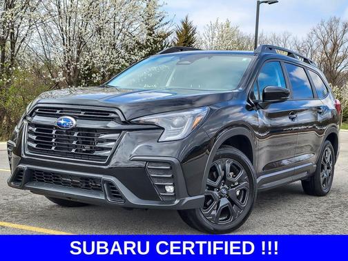 Crystal Black Silica 2025 Subaru Ascent Onyx Edition Touring