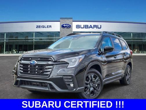 Crystal Black Silica 2025 Subaru Ascent Onyx Edition Touring