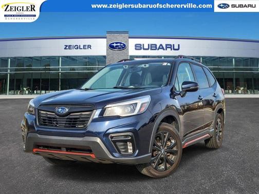 Dark Blue Pearl 2021 Subaru Forester Sport