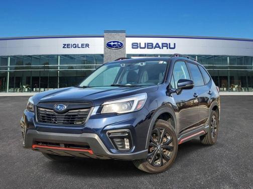 Dark Blue Pearl 2021 Subaru Forester Sport