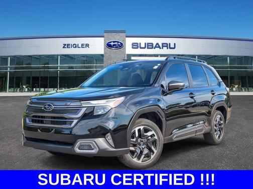 Crystal Black Silica 2025 Subaru Forester Limited