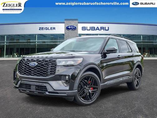 Black Metallic 2025 Ford Explorer ST-Line