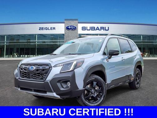 Ice Silver Metallic 2023 Subaru Forester Wilderness