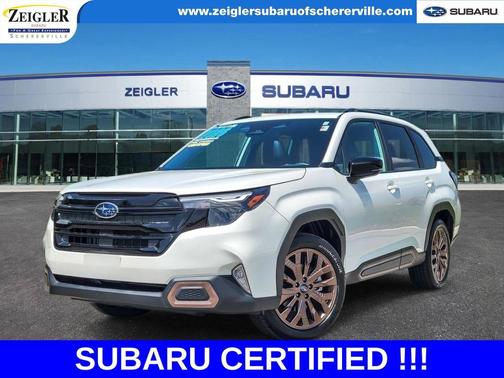 Crystal White Pearl 2026 Subaru Forester Sport
