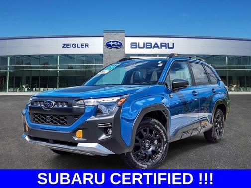 Blue 2026 Subaru Forester Wilderness