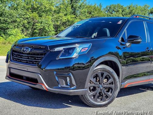 Crystal Black Silica 2023 Subaru Forester Sport
