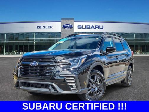 Crystal Black Silica 2025 Subaru Ascent Onyx Edition Touring