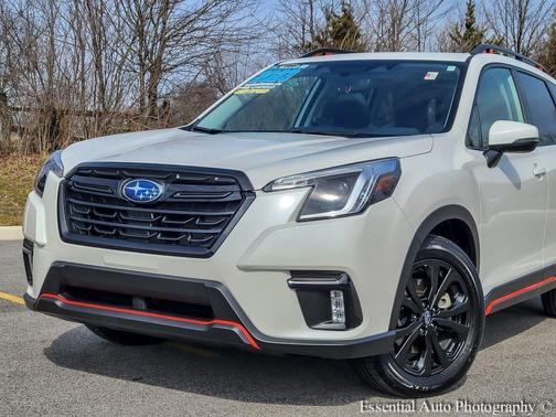 Crystal White Pearl 2023 Subaru Forester Sport