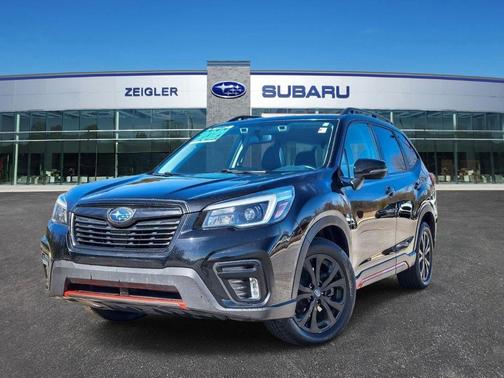 Crystal Black Silica 2021 Subaru Forester Sport