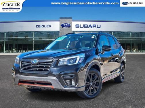 Crystal Black Silica 2021 Subaru Forester Sport