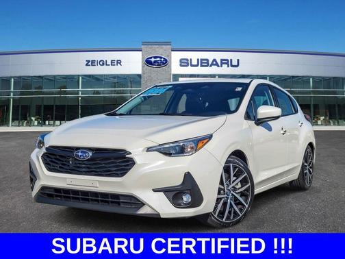 Crystal White Pearl 2024 Subaru Impreza Sport