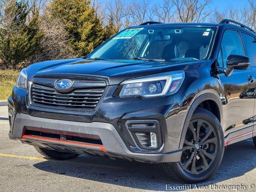 Crystal Black Silica 2021 Subaru Forester Sport