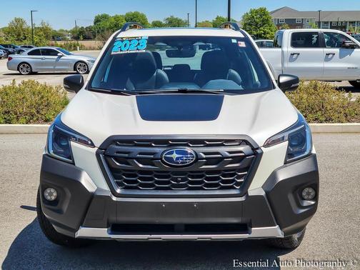 Crystal White Pearl 2023 Subaru Forester Wilderness