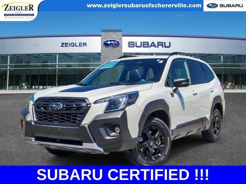 Crystal White Pearl 2023 Subaru Forester Wilderness