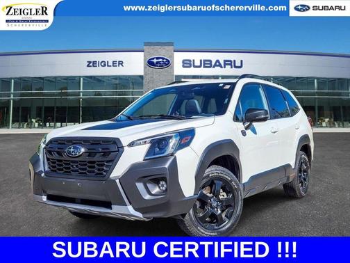 Crystal White Pearl 2023 Subaru Forester Wilderness