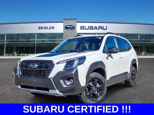 Crystal White Pearl 2023 Subaru Forester Wilderness