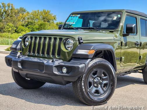 Sarge Green Clearcoat 2023 Jeep Wrangler Sport