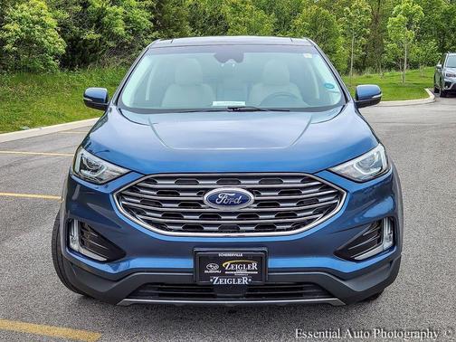 Blue Metallic 2019 Ford Edge Titanium