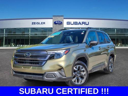 Autumn Green Metallic 2025 Subaru Forester Premium