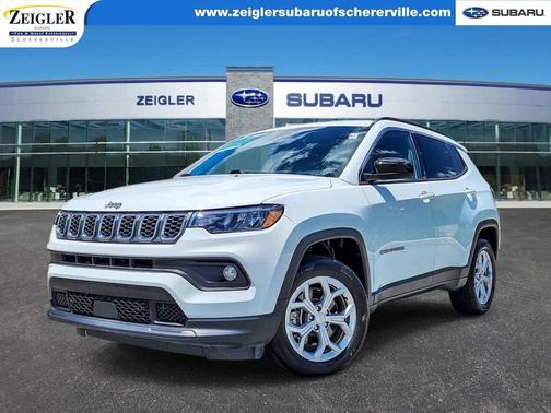 Bright White Clearcoat 2024 Jeep Compass Latitude