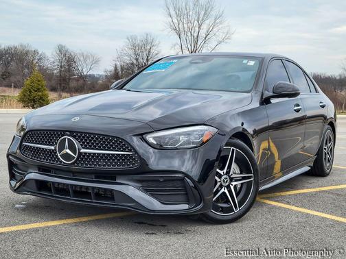 Black 2022 Mercedes-Benz C-Class C 300 4MATIC