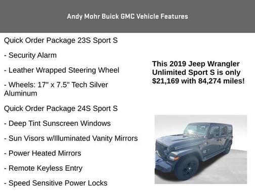 2019 Jeep Wrangler Unlimited Sport