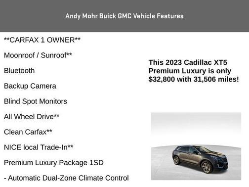 2023 Cadillac XT5 Premium Luxury