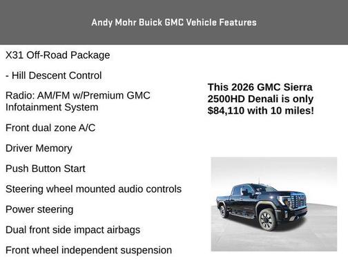 2026 GMC Sierra 2500 Denali