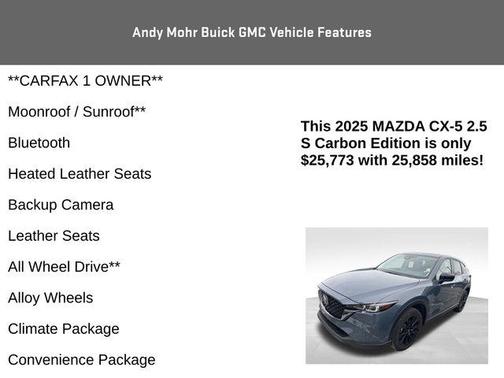 2025 Mazda CX-5 2.5 S Carbon Edition