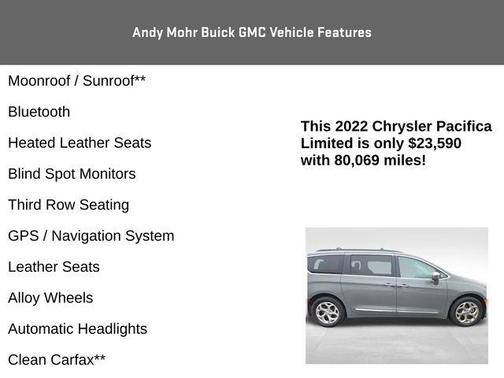 2022 Chrysler Pacifica Limited