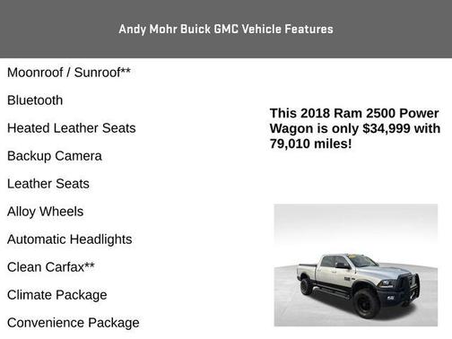 2018 RAM 2500 Power Wagon