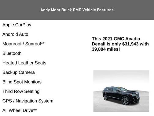 2021 GMC Acadia Denali
