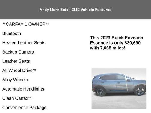 Gray Metallic 2023 Buick Envision Essence