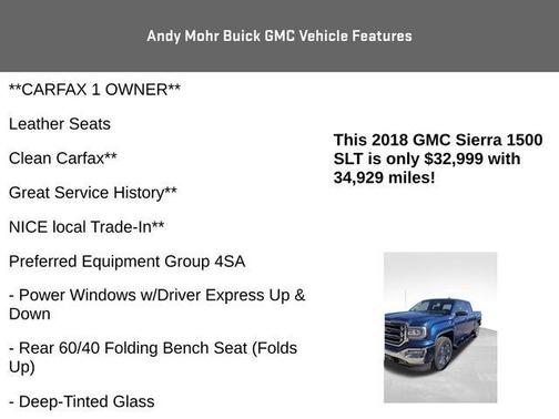 2018 GMC Sierra 1500 SLT