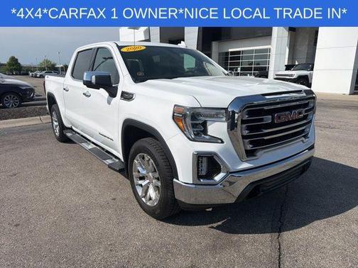 Summit White 2020 GMC Sierra 1500 SLT