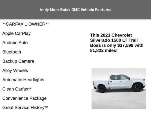 Summit White 2023 Chevrolet Silverado 1500 LT Trail Boss