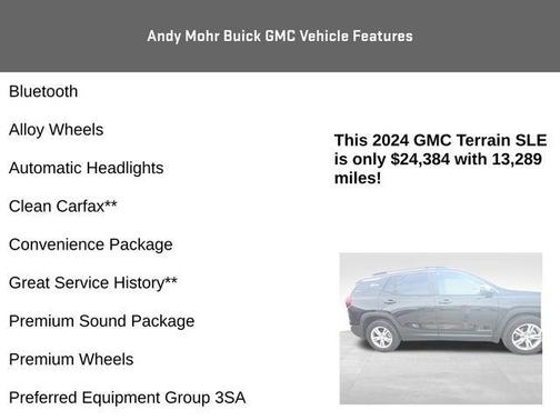 Ebony Twilight Metallic 2024 GMC Terrain SLE