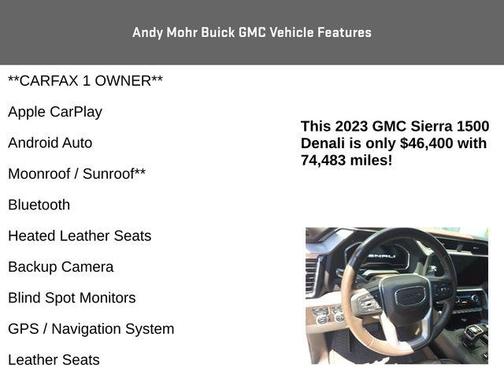 White Frost 2023 GMC Sierra 1500 Denali