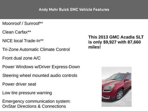 2013 GMC Acadia SLT-1
