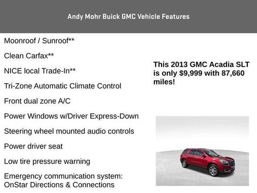 2013 GMC Acadia SLT-1