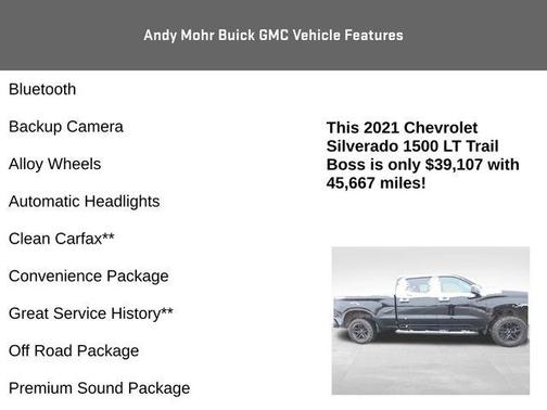 2021 Chevrolet Silverado 1500 LT Trail Boss