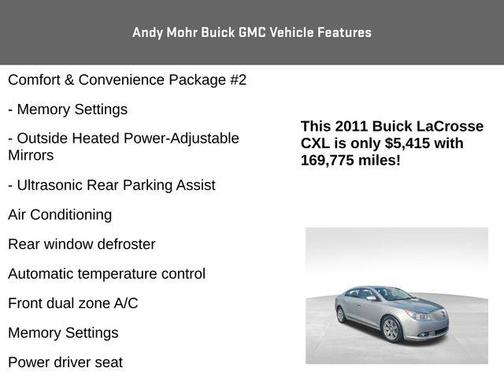 2011 Buick LaCrosse CXL
