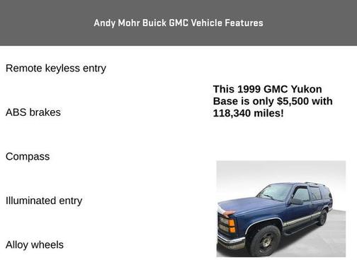 1999 GMC Yukon SLE