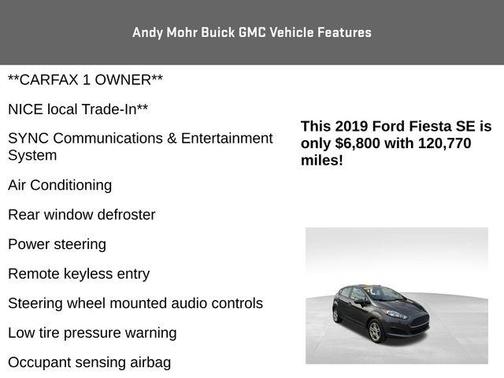 2019 Ford Fiesta SE