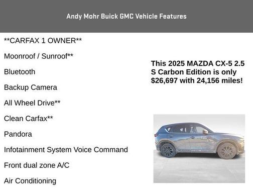 2025 Mazda CX-5 2.5 S Carbon Edition