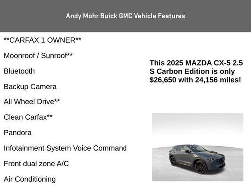 2025 Mazda CX-5 2.5 S Carbon Edition