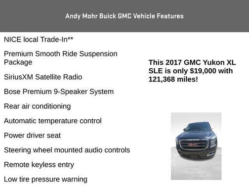 2017 GMC Yukon XL SLE