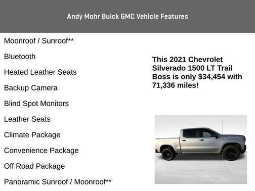 2021 Chevrolet Silverado 1500 LT Trail Boss