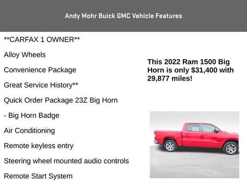 2022 RAM 1500 Big Horn